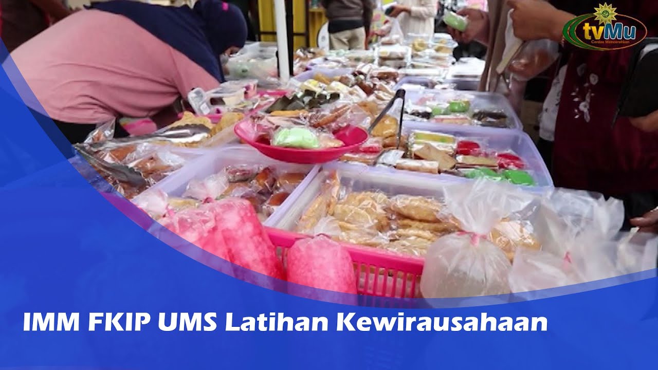 Bangkitkan Jiwa Wirausaha, IMM UMS Jualan di Depan Kampus Saat Ramadhan