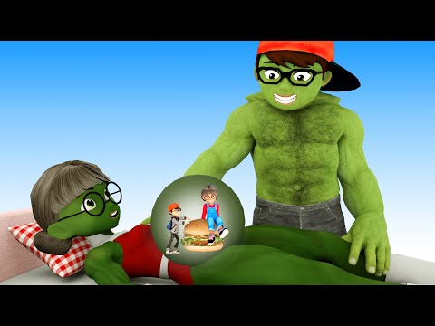 Nickhulk Tani Hulk and MissTHulk vs Siren Head - Scary Teacher 3D Nick Love Tani Story Family