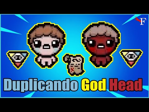 DUPLICANDO UMA GOD HEAD(Challenge 40) - THE BINDING OF ISAAC REPENTANCE - #210 PTBR