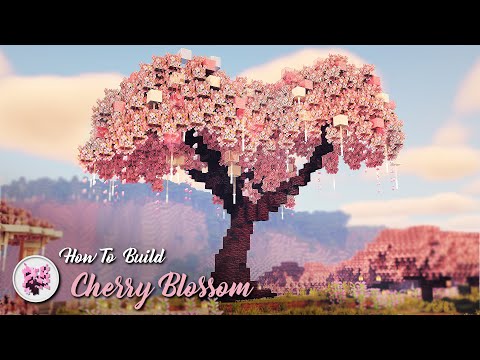 How to Build a Stunning Large Cherry Blossom Tree in Minecraft