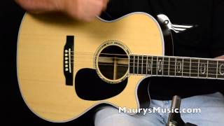 Video thumbnail for The Martin GPC-Aura GT at MaurysMusic.com by Maury's Music