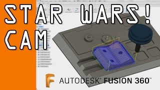 Fusion 360 CAM: Star Wars X-Wing Fighter Best Plate! FF60