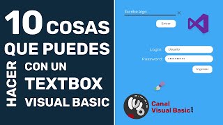 10 cosas que puedes hacer con un TextBox en Visual Basic