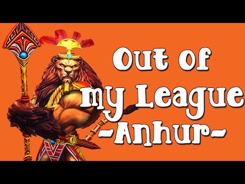 Smite: Out of My League Ep. 35: Anhur Duo Lane "STOP PLAYING ARACHNE JUNGLE FUUUUU"
