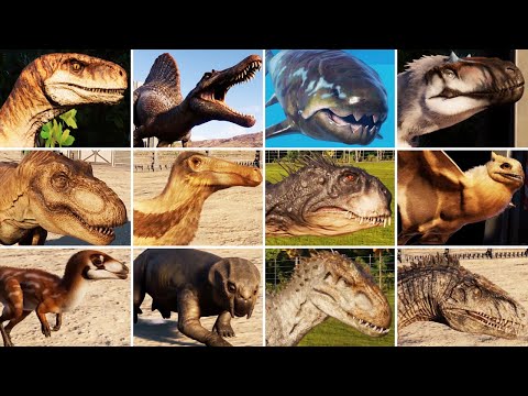 ALL 110 DINOSAURS - Jurassic World Evolution 2