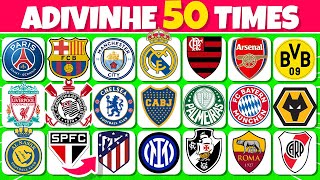 ADIVINHE OS TIMES PELOS ESCUDOS⚽🔥| FUTEBOL QUIZ