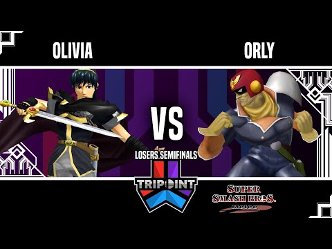 Tripoint Smash 189 - Losers Semifinals - Olivia(Marth) Vs. ORLY(Captain Falcon)