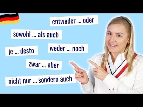 Perfektes Deutsch lernen: Doppelkonjunktionen │ Grammatik B1-C1