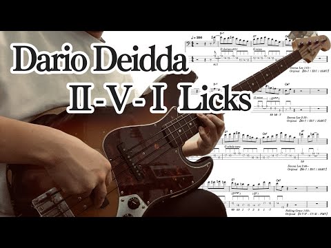 Dario Deidda Ⅱ-Ⅴ-Ⅰ Jazz Licks【TAB】