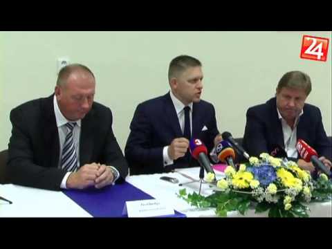 Premiér Robert Fico v Rožňave - tlačovka