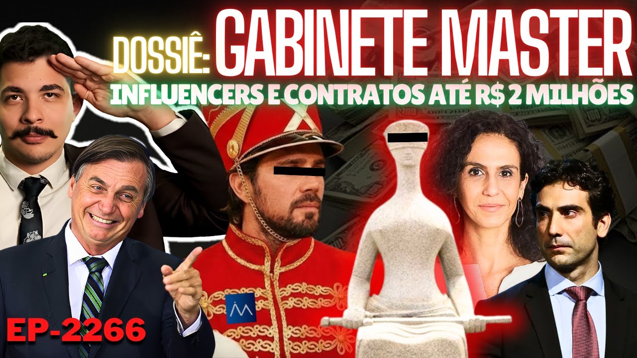 Dossiê: GABINETE MASTER - R$ 2 Milhões Pra INFLUENCERS é 65 Vezes Pior + Os Abusos Contra Jair e CFM