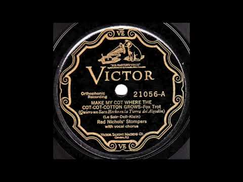Make My Cot Where the Cot Cot Cotton Grows - Red Nichols' Stompers - 1927 - HQ Sound
