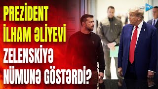 Tramp Prezident İlham Əliyevi Zelenskiyə nümunə göstərdi? – Davosda bu nüans diqqət çəkdi