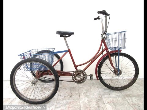 Joannou Model "De Luxe" Tricycle - Modified - Vintage French 1960's Bike / Bicycle (Slideshow)