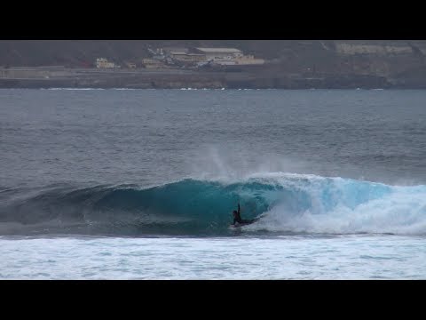 Small fun waves at El Confital 
