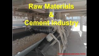 What are the Raw Materials Used at Cement Industry ???  Let's Know