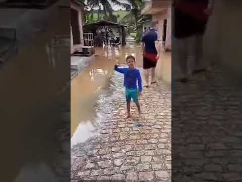 muita chuva forte e grande cheia na vila José Mariano Ribeirão Pernambuco