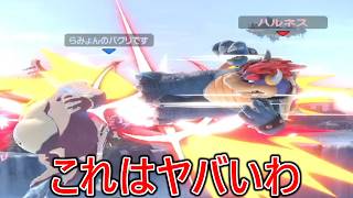 どこからでも空後をブチ当ててくるロマンの塊過ぎる機動力クッパにボコられ過ぎて逆に清々しい気持ちになりました