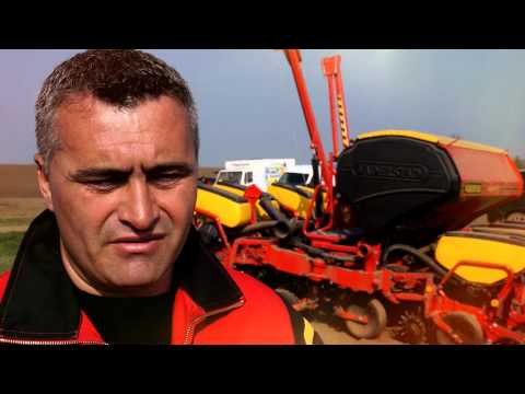 Record and result in seeding sunflowers with Vaderstad