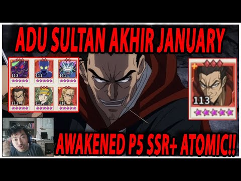 🔥🔥AWAKENED P5 SSR+ ATOMIC SAMURAI JADI MVP DI PIALA ADU SULTAN ?!! - ONE PUNCH MAN:The Strongest