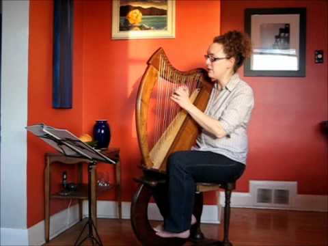 Heather Chappell: Let the Cold Wind Blow (celtic harp - cover)
