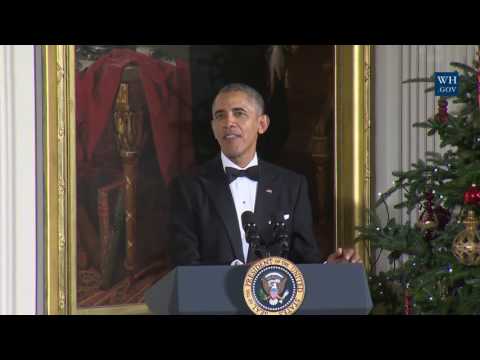 , title : 'Obama Roasts Al Pacino at Kennedy Honors Reception'