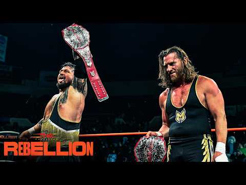 The System are NEW TNA World Tag Team Champions | TNA Rebellion 2026 Highlights