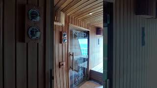 Carnival Firenze sauna tour with ocean view #carnival #carnivalfirenze #cruiseship