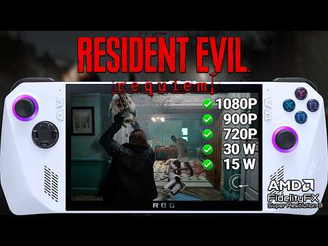 Resident Evil Requiem on ASUS ROG Ally Z1 Extreme – Full Gameplay & Performance Test! 🔥