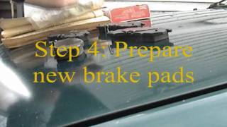 1993 Subaru Impreza - front.brake pad replacement DIY