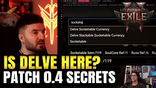 Path of Exile 2: DELVE in Patch 0.4?