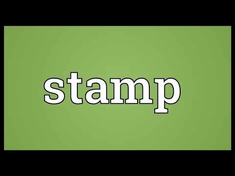 Stamp Meaning