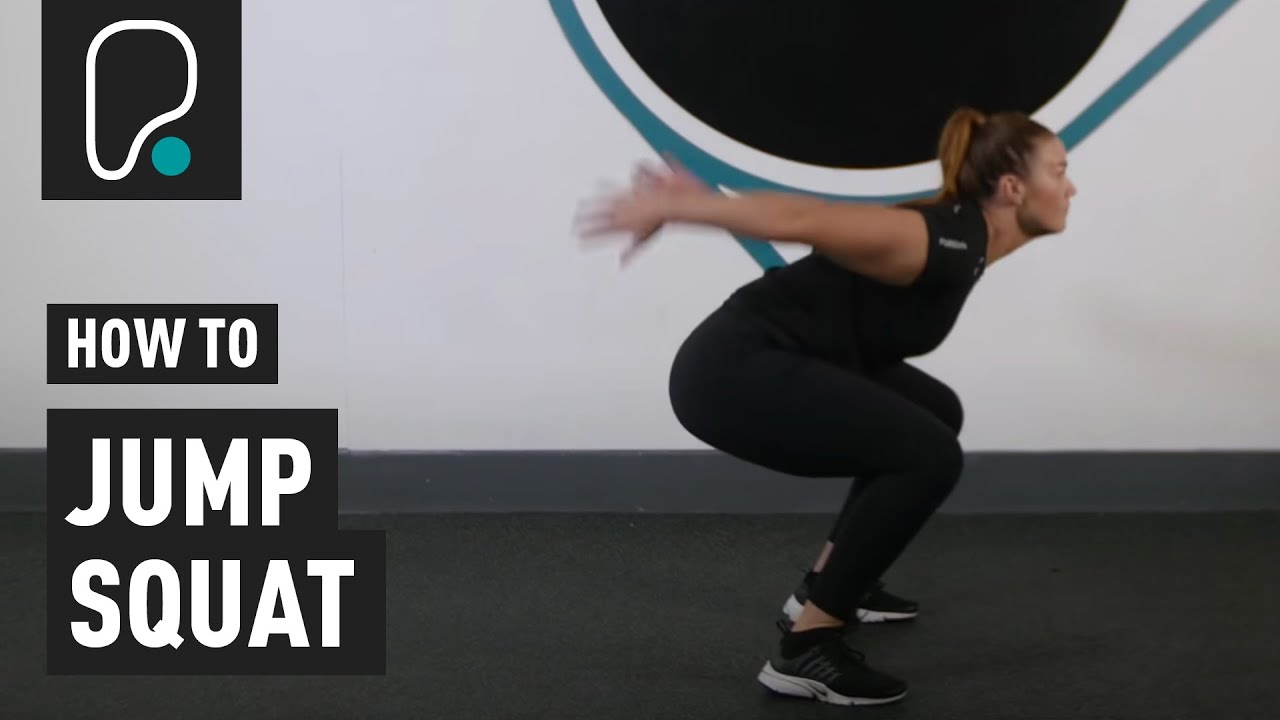 How To Jump Squat - YouTube