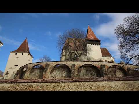 Roumanie Biertan Centre ville / Romania Biertan City center