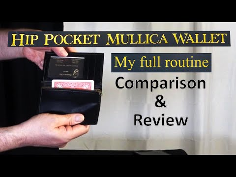 Card magic: Hip Pocket Mullica Wallet review and comparison #magic #review