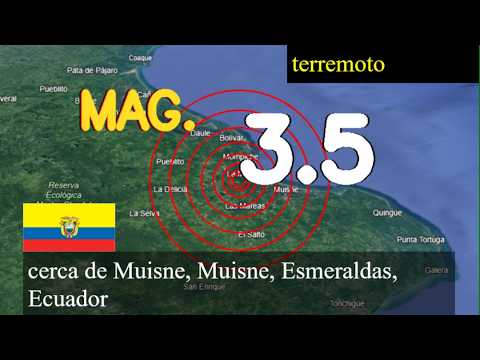 😱🚨  Terremoto cerca de Muisne, Muisne, Esmeraldas, Ecuador actualizaciones en vivo hoy: Terremoto de