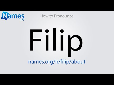 How to Pronounce Filip