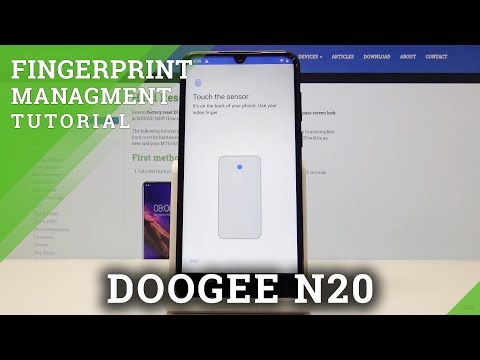 How to Set Up Fingerprint in DOOGEE N20 - Unlock Phone by Fingerprint