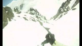 Bombing down the Aussie Couloir