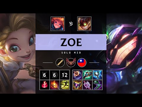 Zoe Mid vs Ziggs - TW Grandmaster Patch 25.09