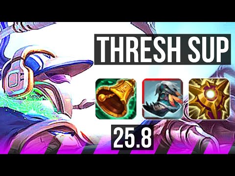 THRESH & Jinx vs RELL & Aphelios (SUP) | KR Master | 25.8