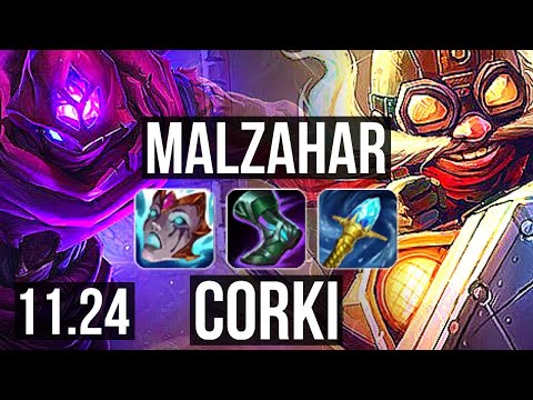 MALZ vs CORKI (MID) | 2.5M mastery, 6/3/10 | KR Diamond | 11.24
