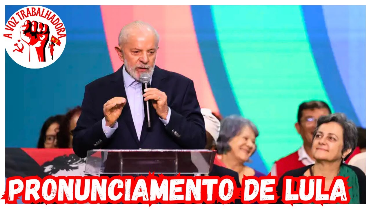 PRONUNCIAMENTO DE LULA NO G20 SOCIAL