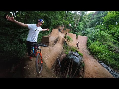 I’M RIDING THE MOST INSANE MTB DIRT JUMP TRAILS!!
