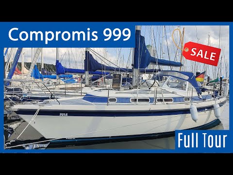 Compromis 999 zu verkaufen - Rundgang durch die Segelyacht (VERKAUFT)