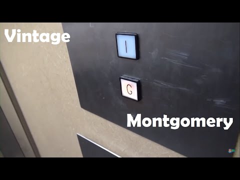 Vintage Montgomery Elevator at the Timberline Office Condos in Austin, TX