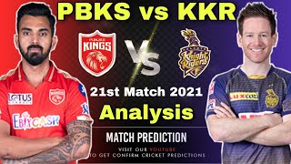 IPL 2021 PBKS vs KKR 21st Prediction - Dream11 | Punjab Kings vs Kolkata Knight Rider