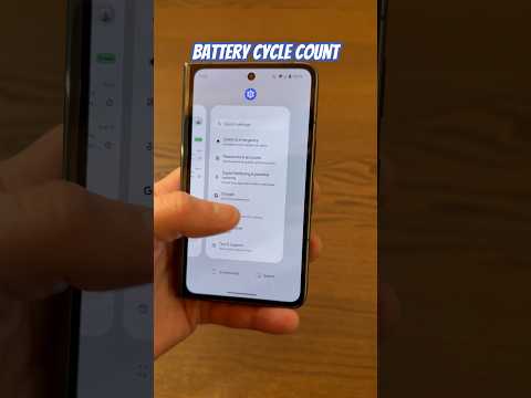 Google has added battery cycle count to the latest Android 14 beta! #pixel #googlepixel #android