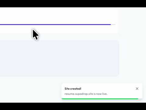 Supadrop video preview