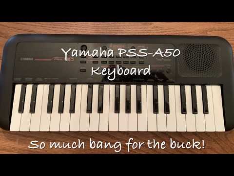 Yamaha PSS-A50 Keyboard demo: Midi Controller & Much Much More!